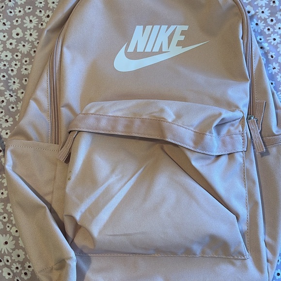 Nike Beige Backpack with White Logo - Picture 1 of 1